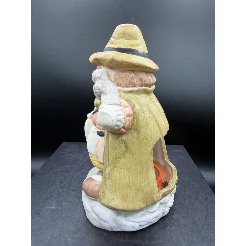 🎃 OCI Omnibus Scarecrow Votive Candle Holder – Vintage – UC ✨
